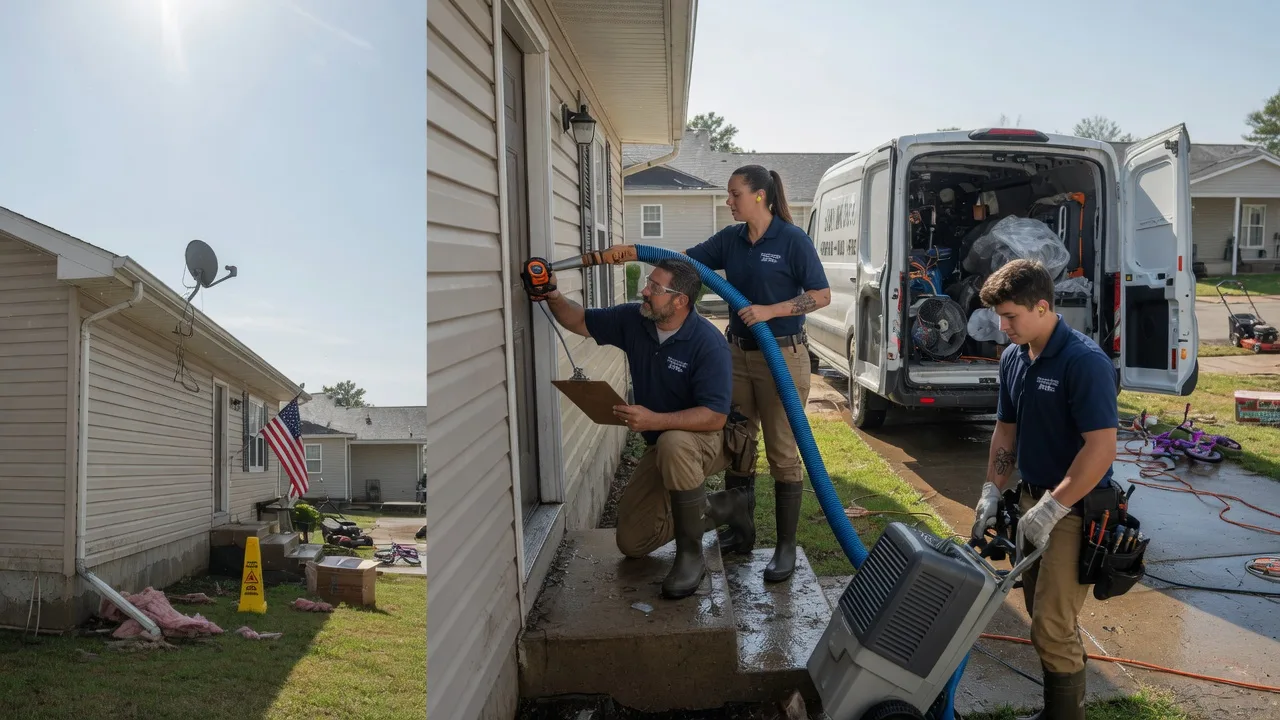 Ceiling Water Damage Restoration in Wright, MN near me